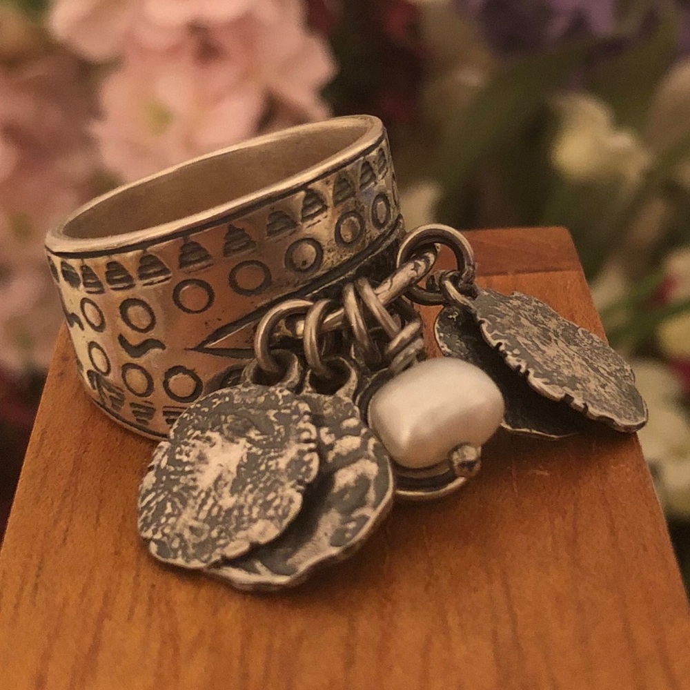 Silpada Cha-Cha Sterling Silver Pearl Ring - Picture 16 of 16